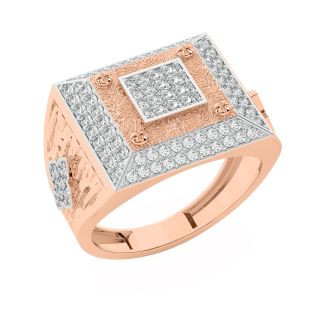 Martina Round Diamond Ring For Men